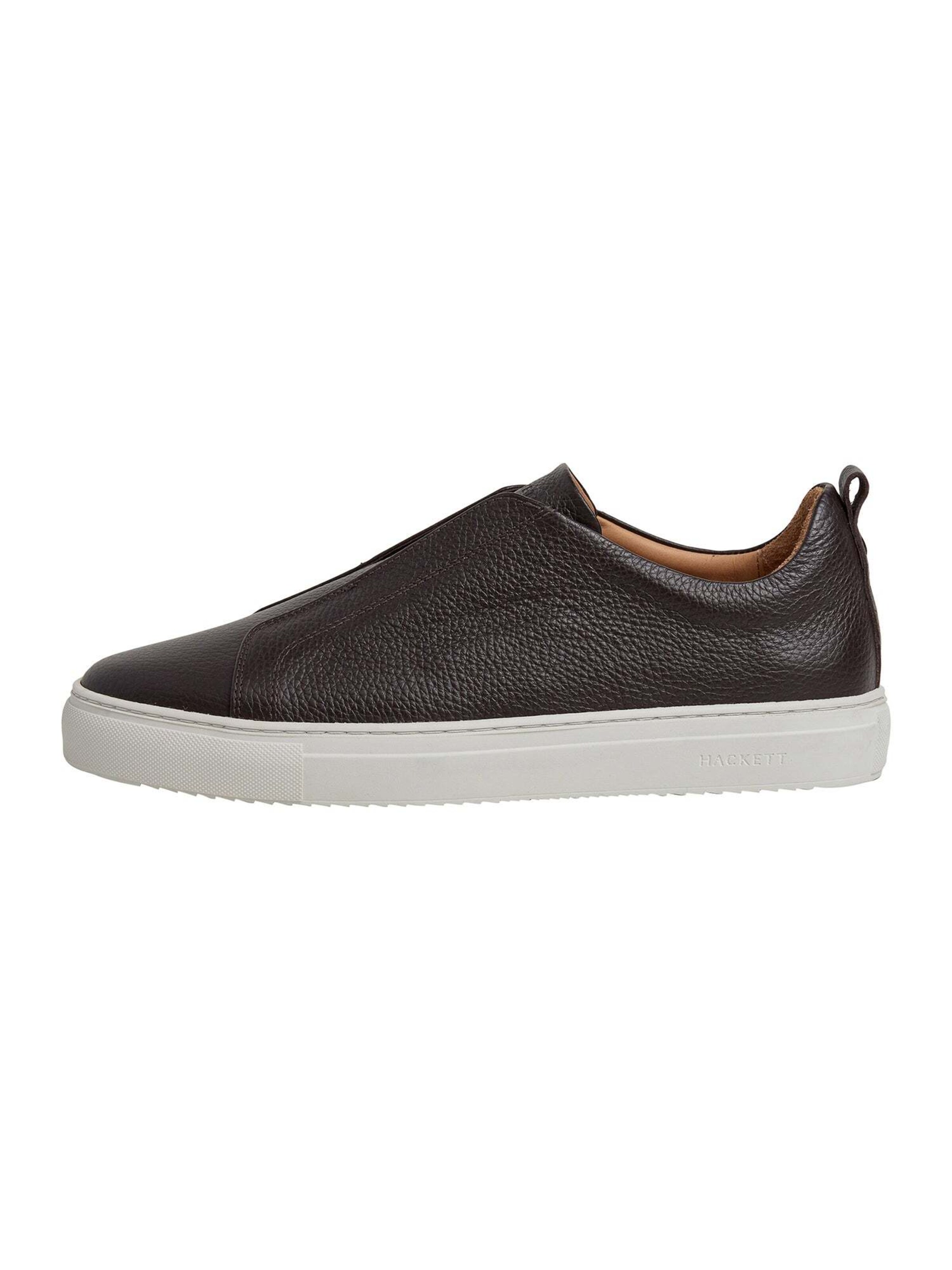Hackett London Sneakers laag ' VISION PEBBLE ' in Bruin: voorkant