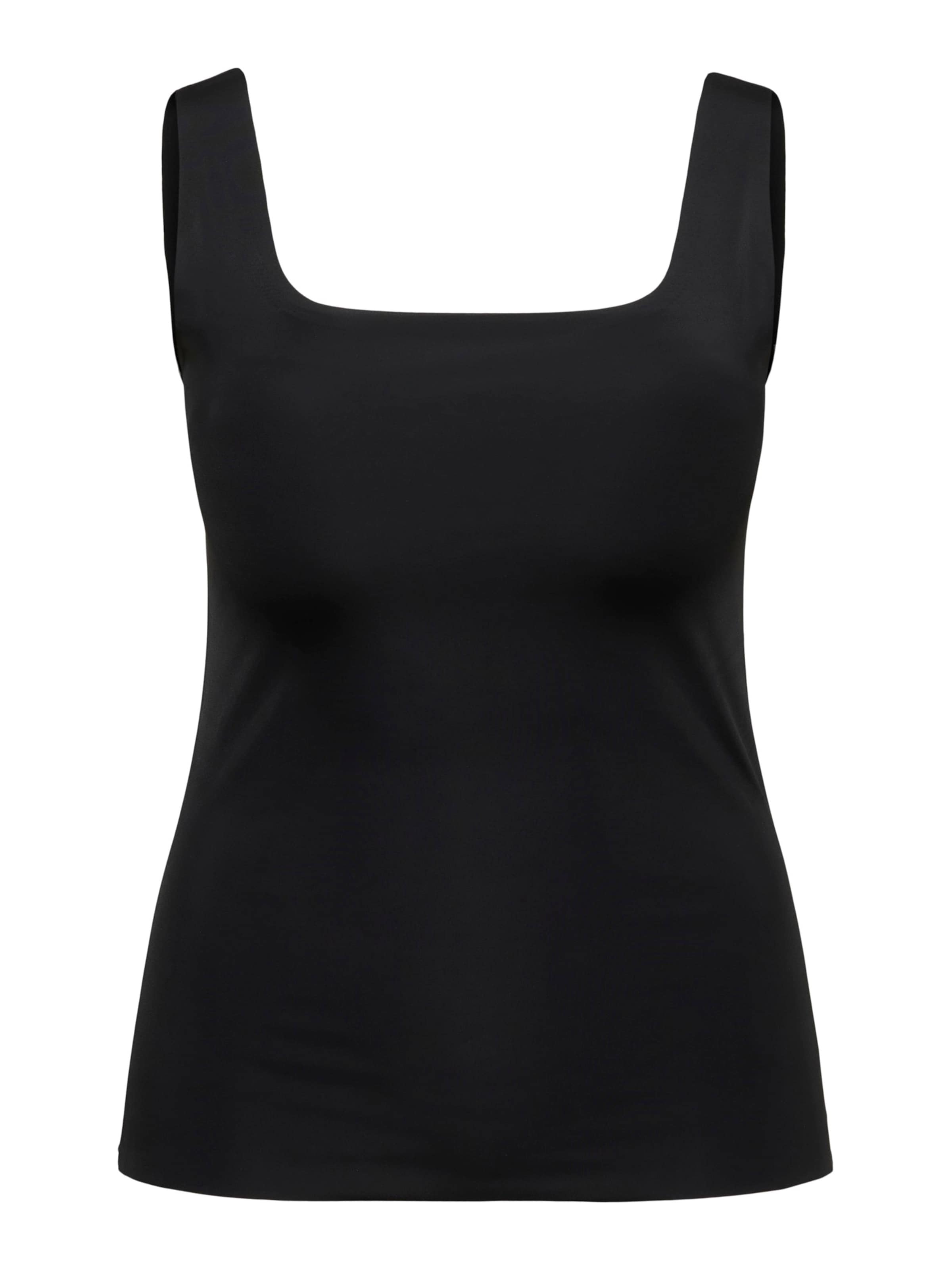 Top 'VMCDITTE' di Vero Moda Curve in nero: frontale