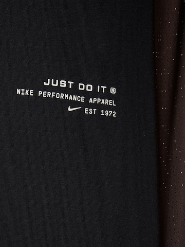 juoda NIKE Sportiniai marškinėliai