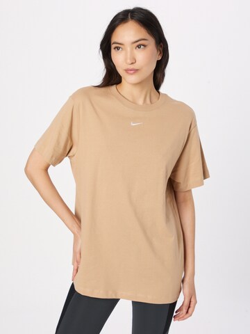 Nike Sportswear Shirts 'Essential' i beige: forside
