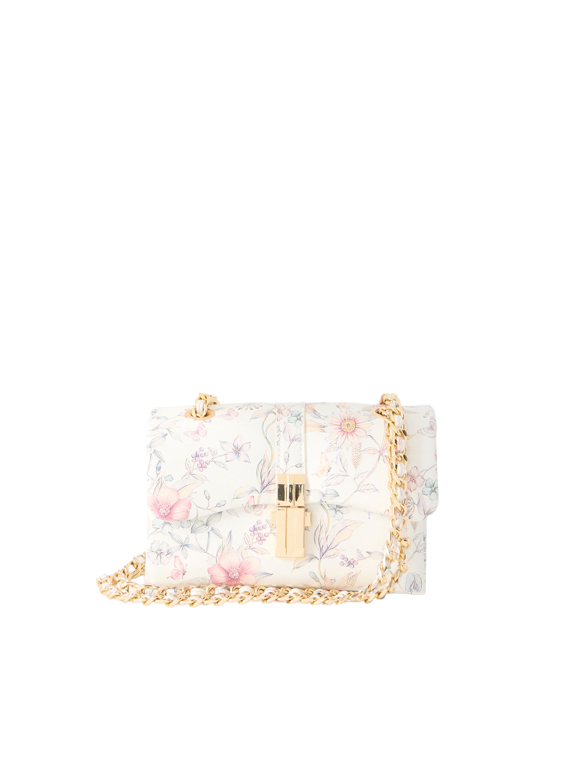 Geantă de umăr 'ALICIE MINI' de la ALDO pe alb: față