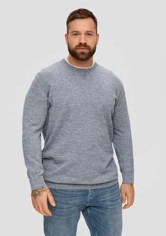 s.Oliver Men Big Sizes Pullover in Blau: Vorderseite