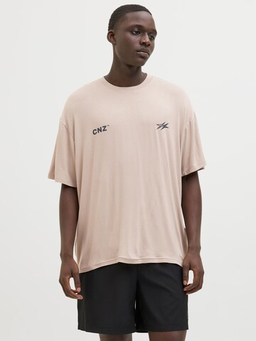 JACK & JONES - Camiseta en gris: frente