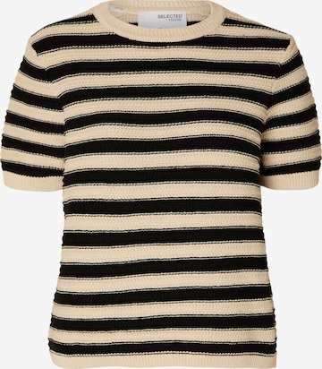 SELECTED FEMME Sweater in Beige: front