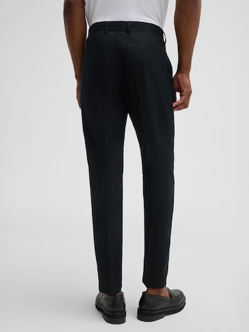 STRELLSON Slimfit Pantalon in Zwart
