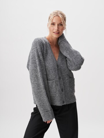 LeGer by Lena Gercke Knit cardigan 'Mona' in Grey: front