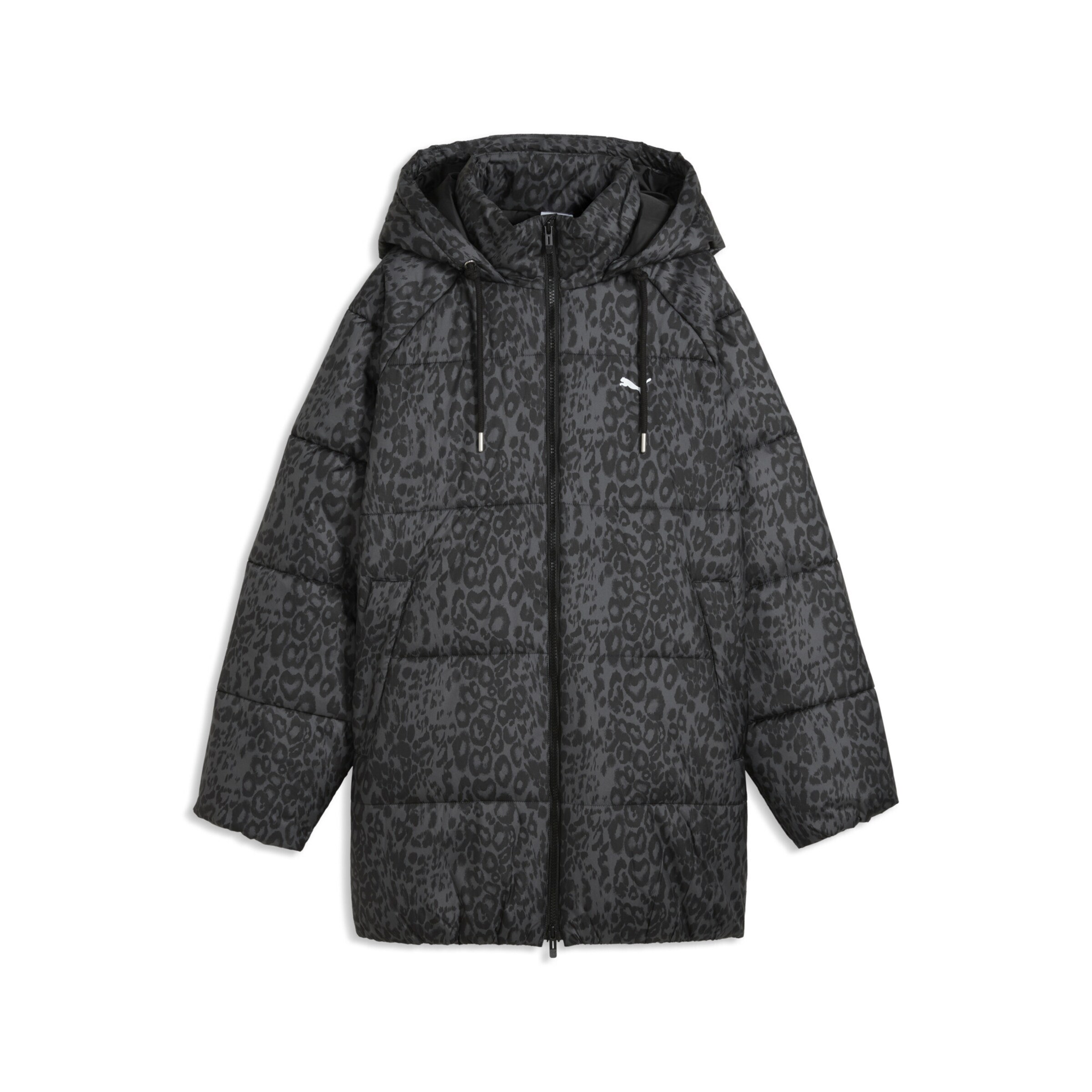 PUMA Jacke in L in dunkelgrau / schwarz, Produktansicht