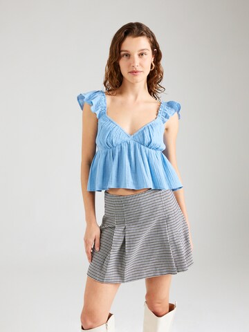 HOLLISTER Blouse in Blue: front