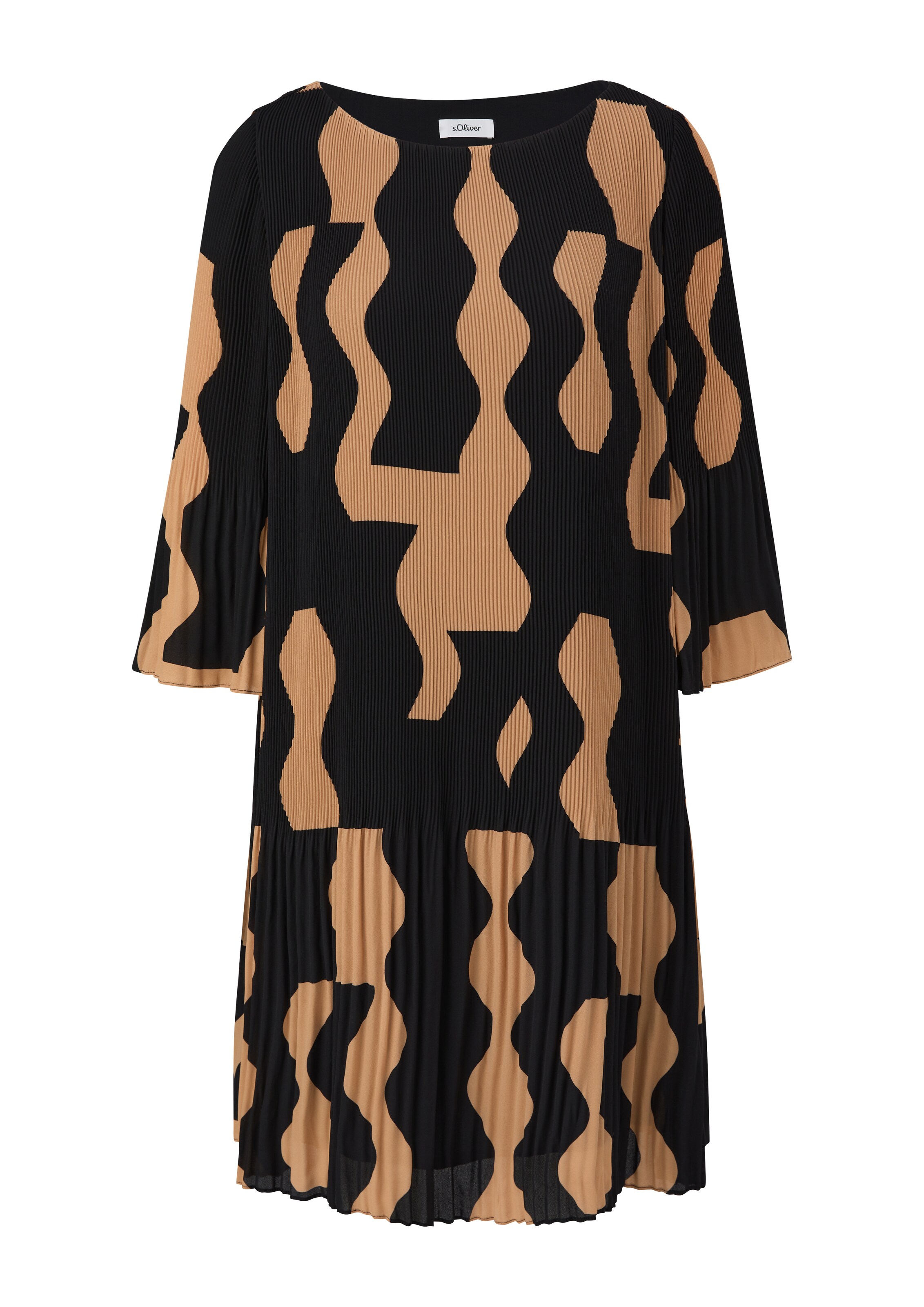 s.Oliver BLACK LABEL Kleid in Schwarz: Vorderseite