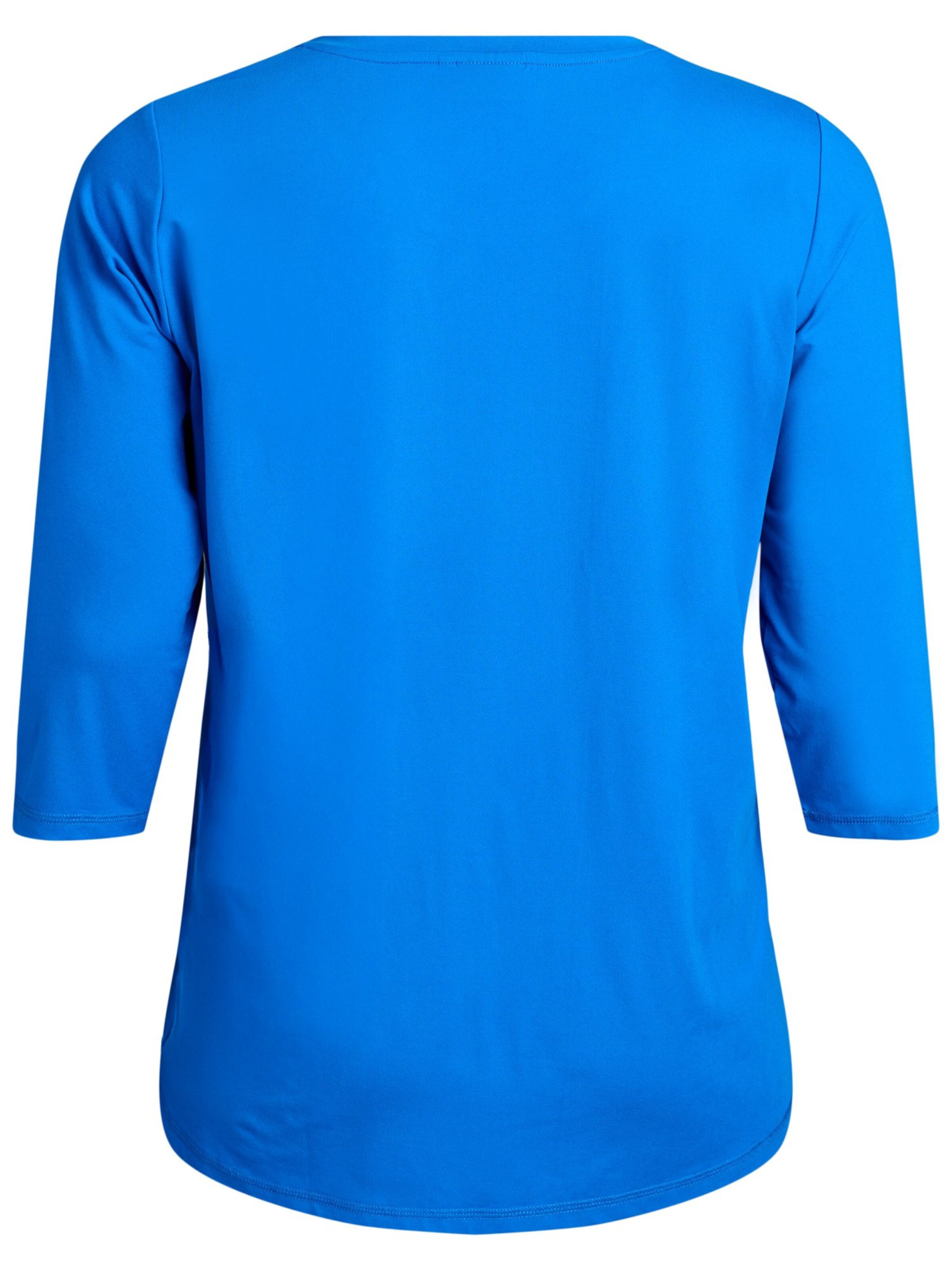 Active by Zizzi Shirt 'Abasic One' in Blau