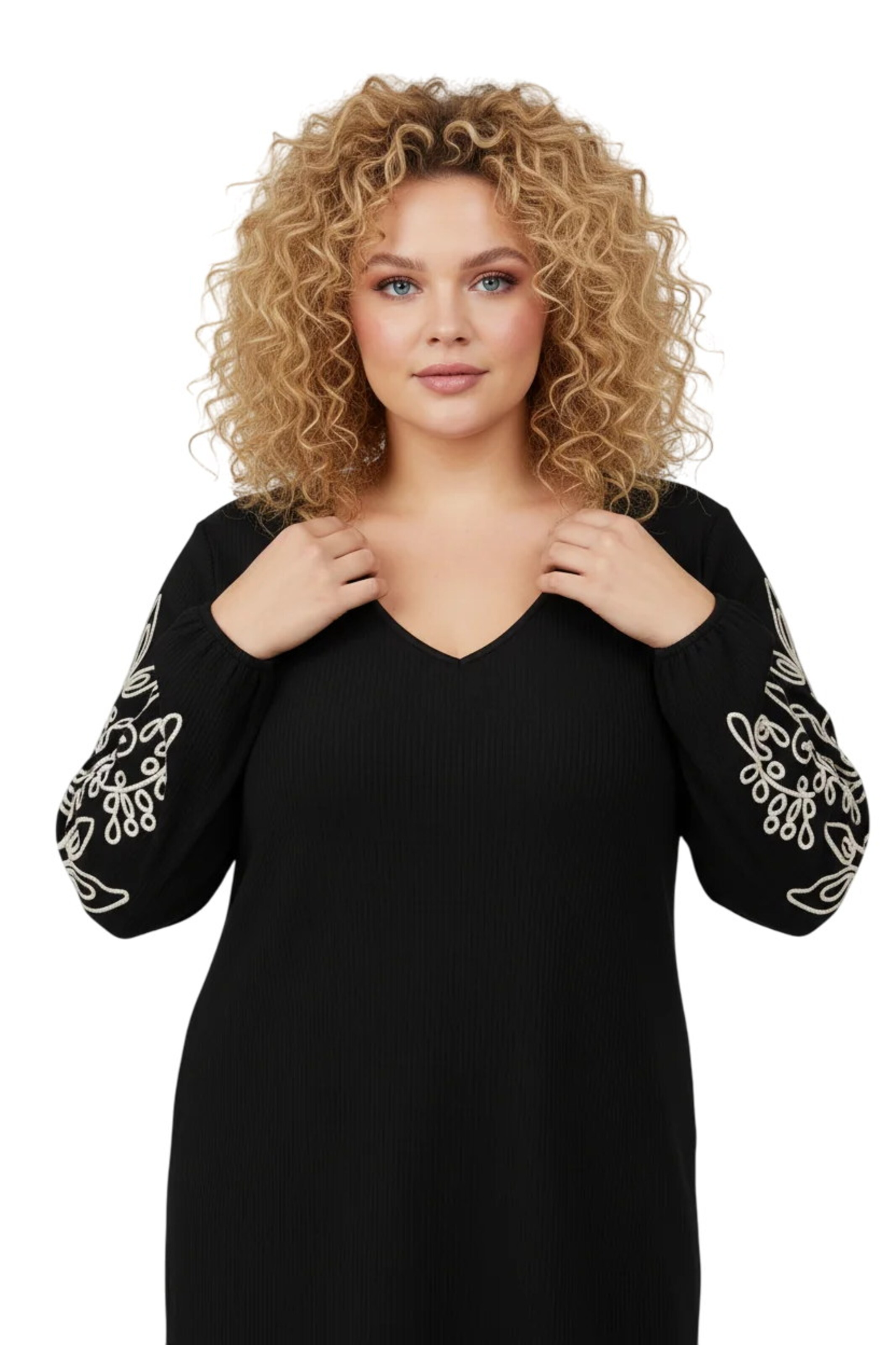 Shape Of You Kleid in Schwarz