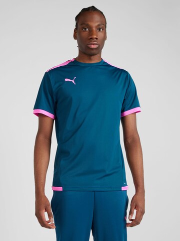 PUMA Sportshirt 'TeamLIGA' in Blau: predná strana