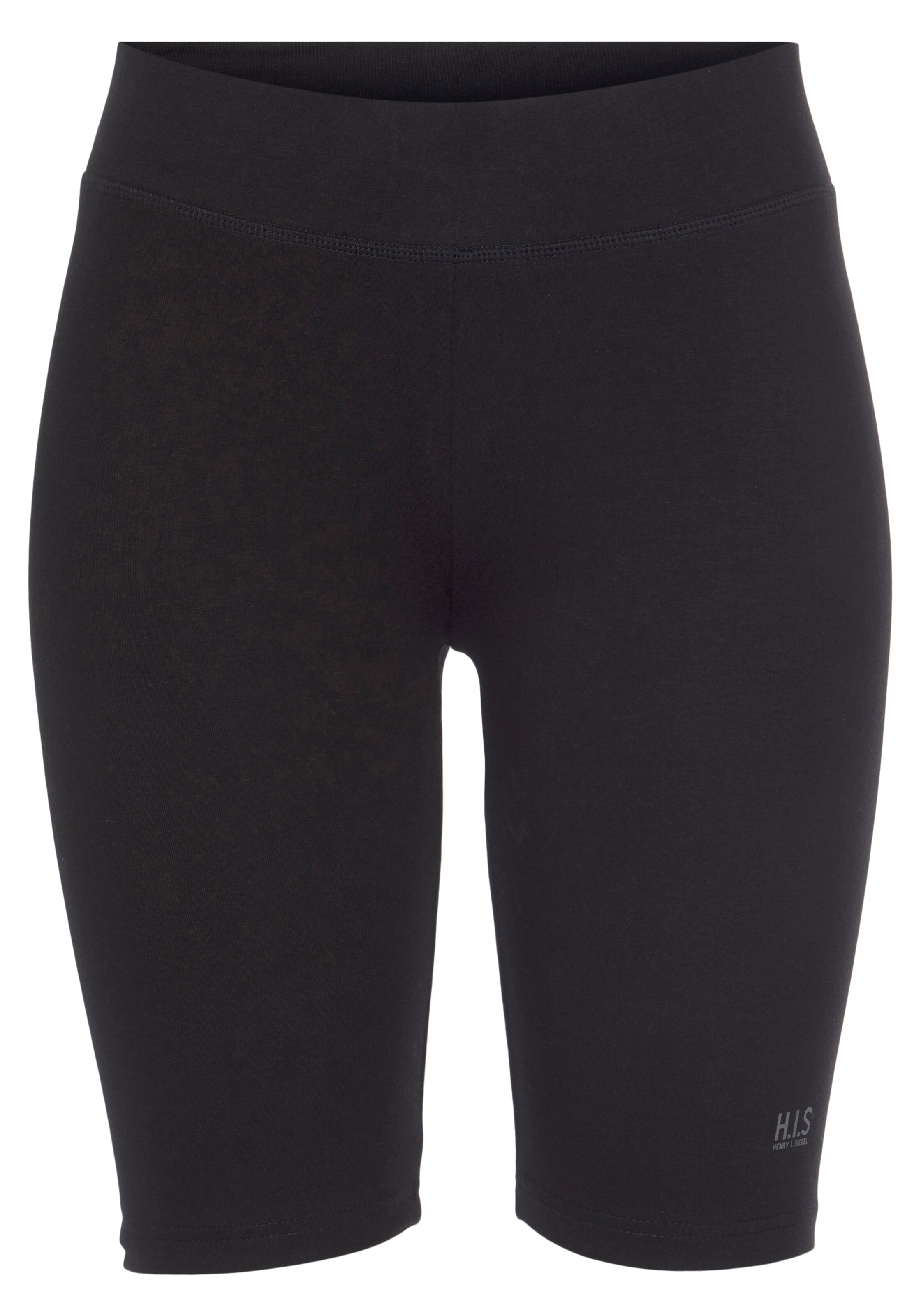 H.I.S Skinny Sporthose in Schwarz