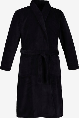 JP1880 Long Bathrobe in Blue: front