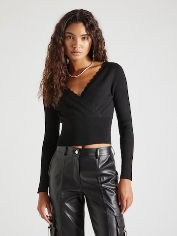 ABOUT YOU - Pullover 'Ida' em preto: frente