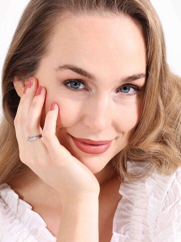 Lucardi Ring 'Florence' in Silver: front