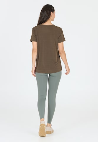 Athlecia Performance shirt 'LIZZY' in Brown