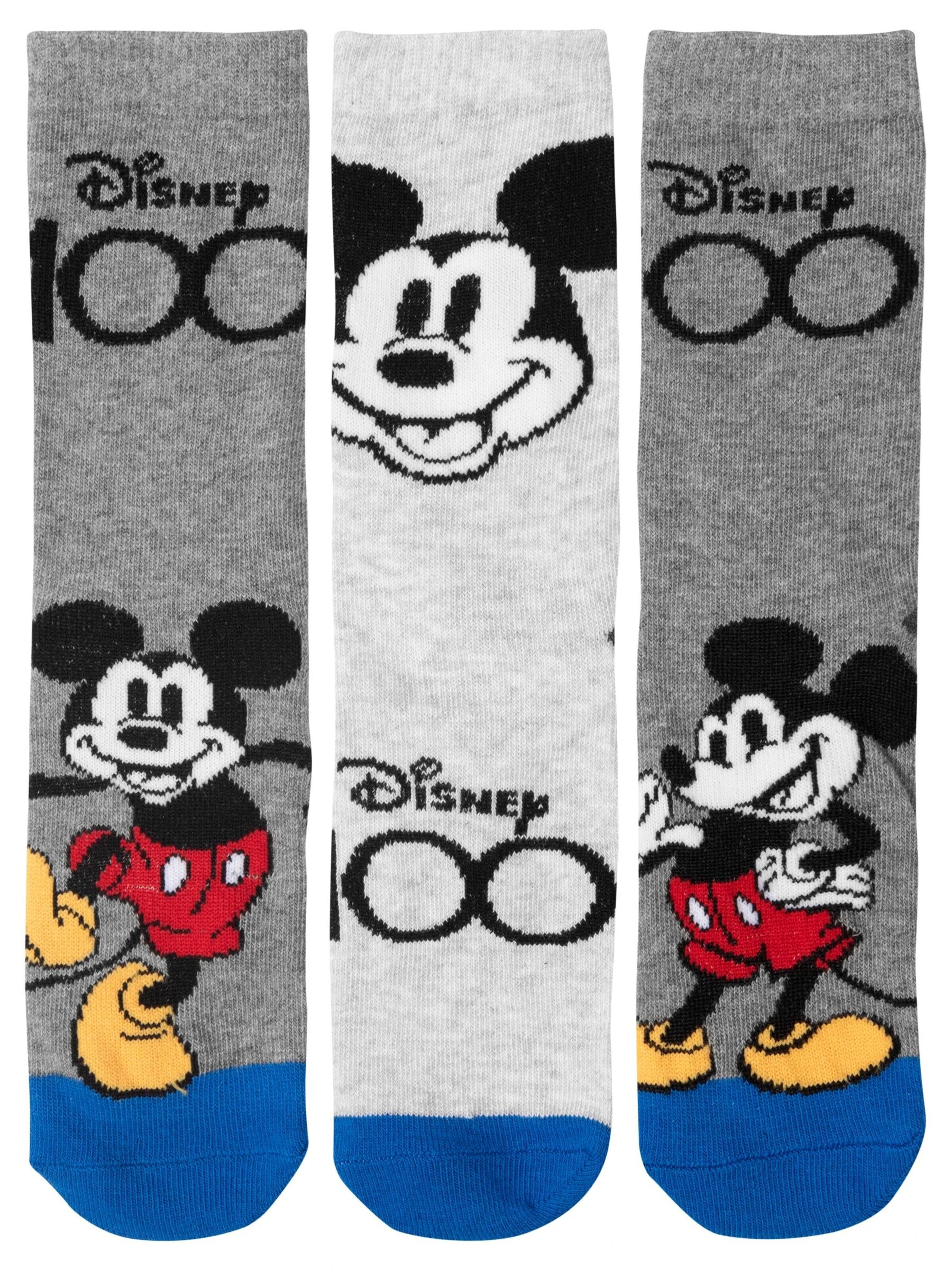 MICKEY MOUSE Socks in Grey