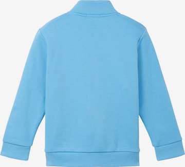 TOM TAILOR Zip-Up Hoodie 'Stand Up' in Blue