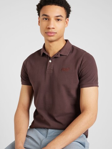 T-Shirt Superdry en marron