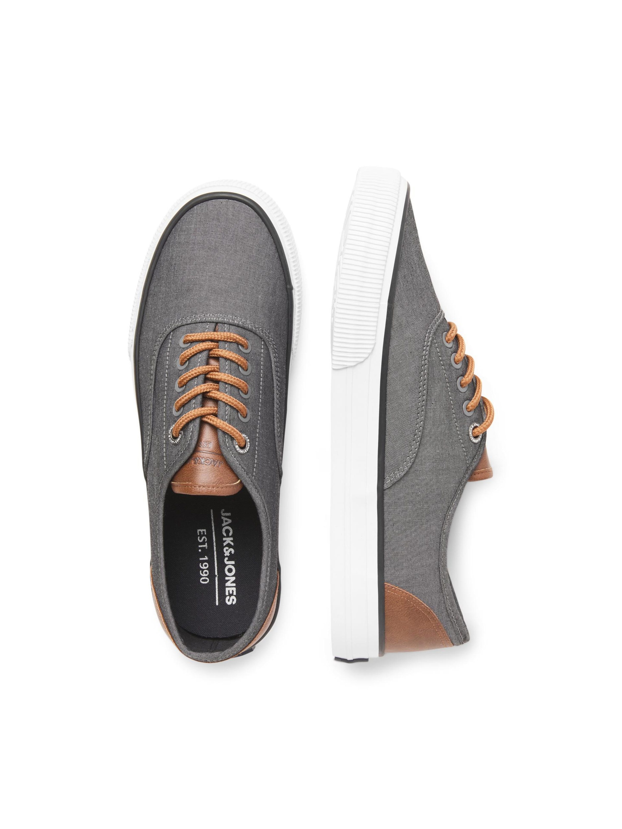 JACK & JONES Sneakers laag 'Curtis' in Grijs