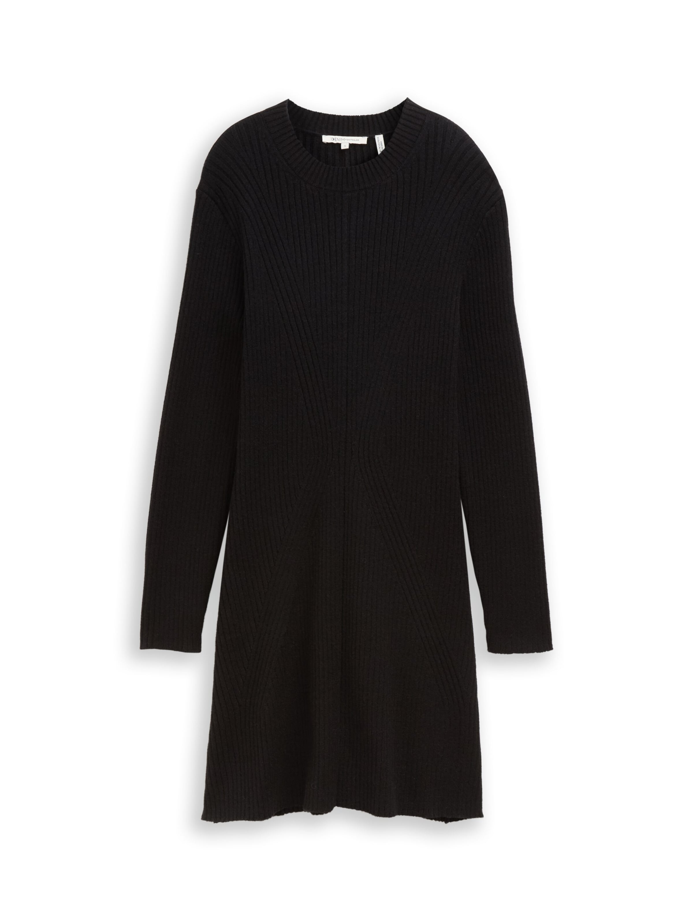 TOM TAILOR DENIM Kleid in Schwarz: Vorderseite