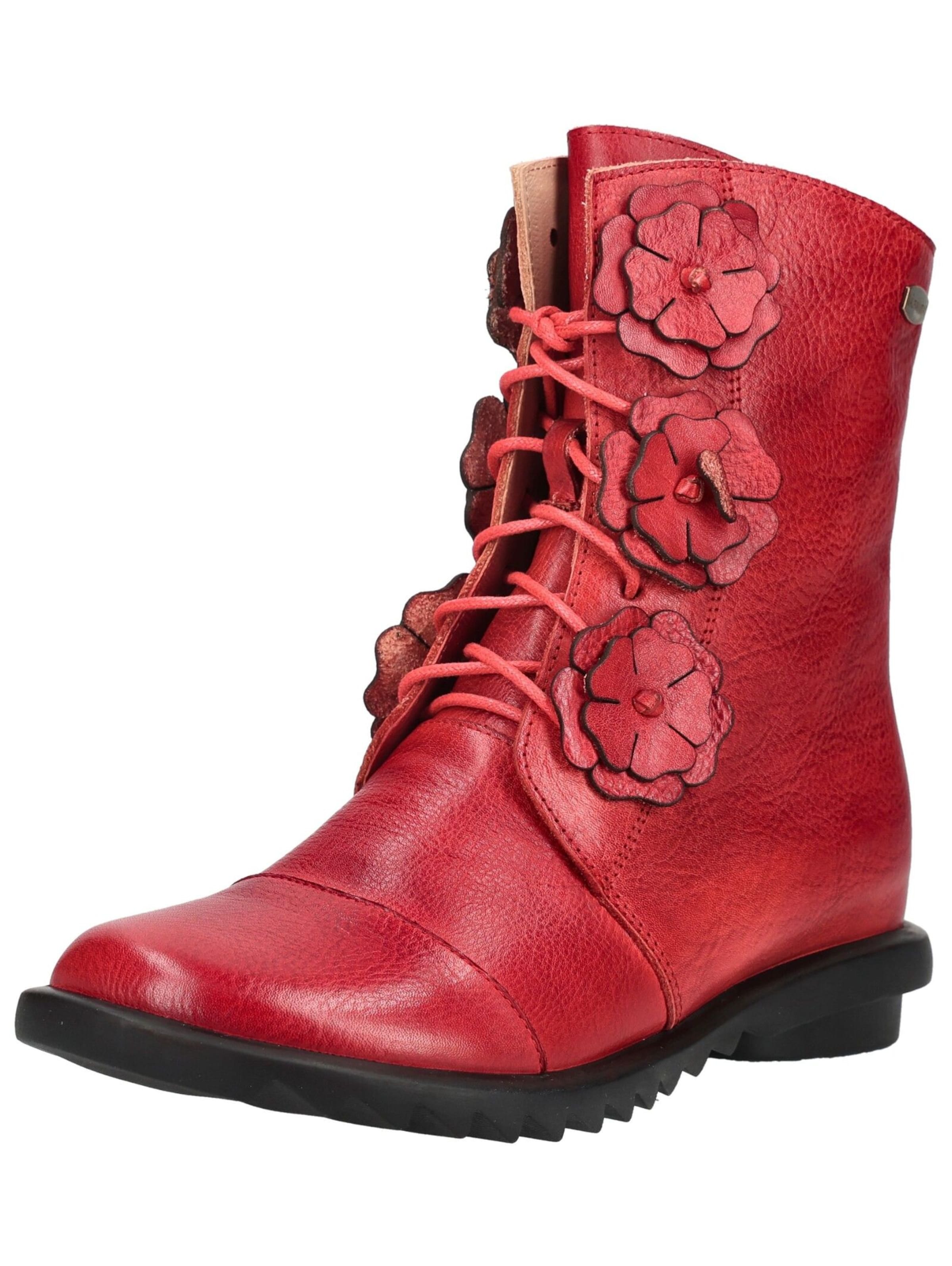 Laura Vita Stiefelette in Rot: Vorderseite