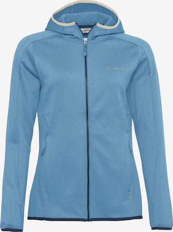 VAUDE Functionele fleece jas '  Valsorda  ' in Blauw: voorkant