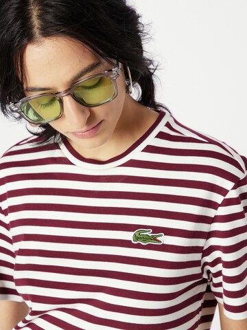 T-shirt LACOSTE en rouge