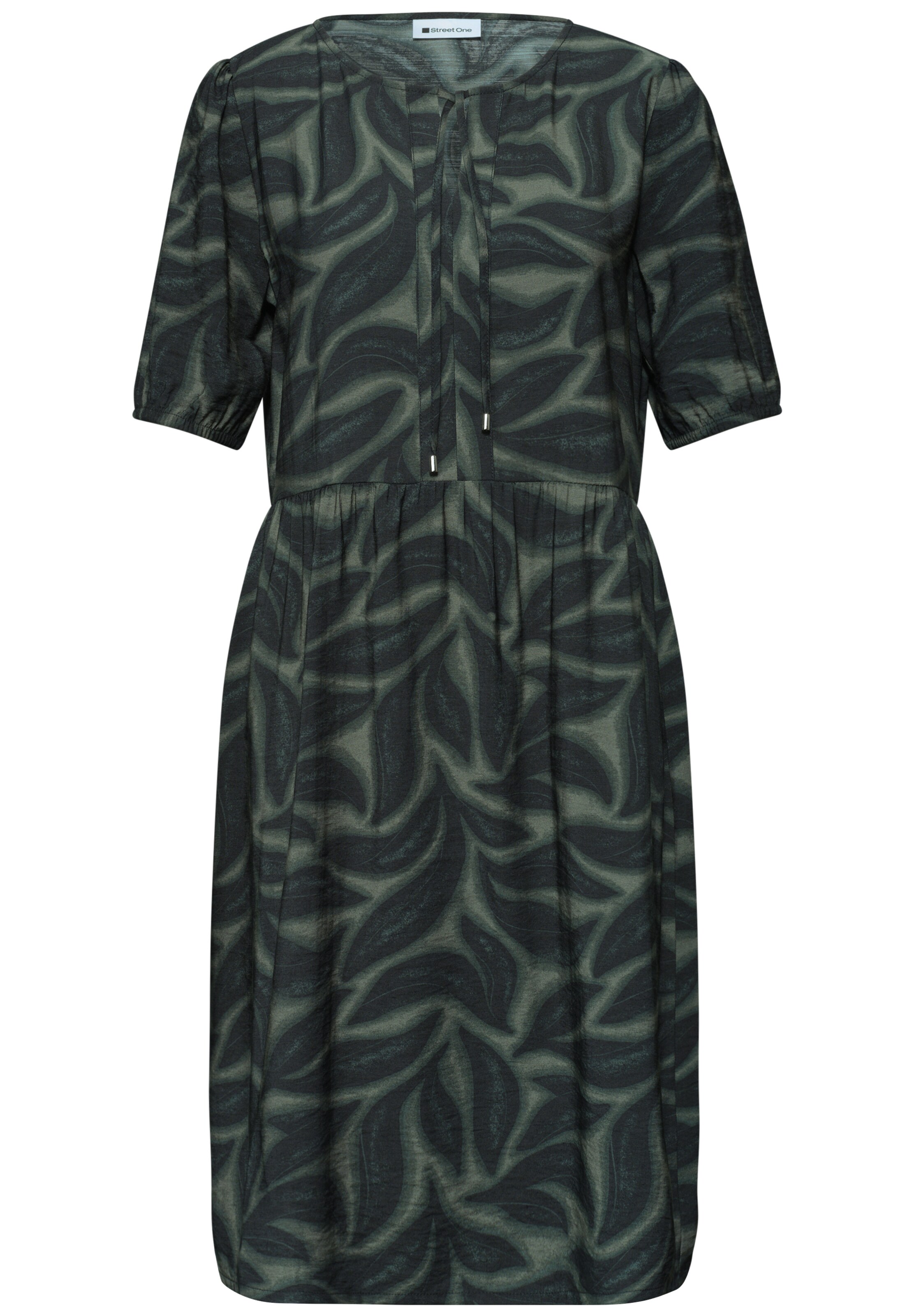STREET ONE Kleid in Grün: Vorderseite