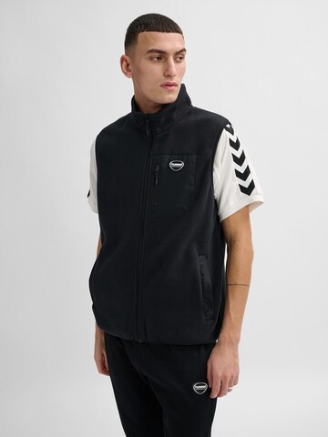 Hummel Bodywarmer in Zwart: voorkant