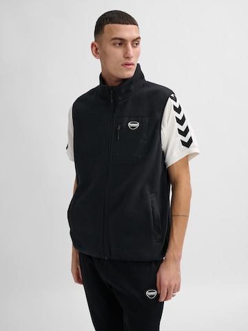 Hummel Bodywarmer in Zwart: voorkant