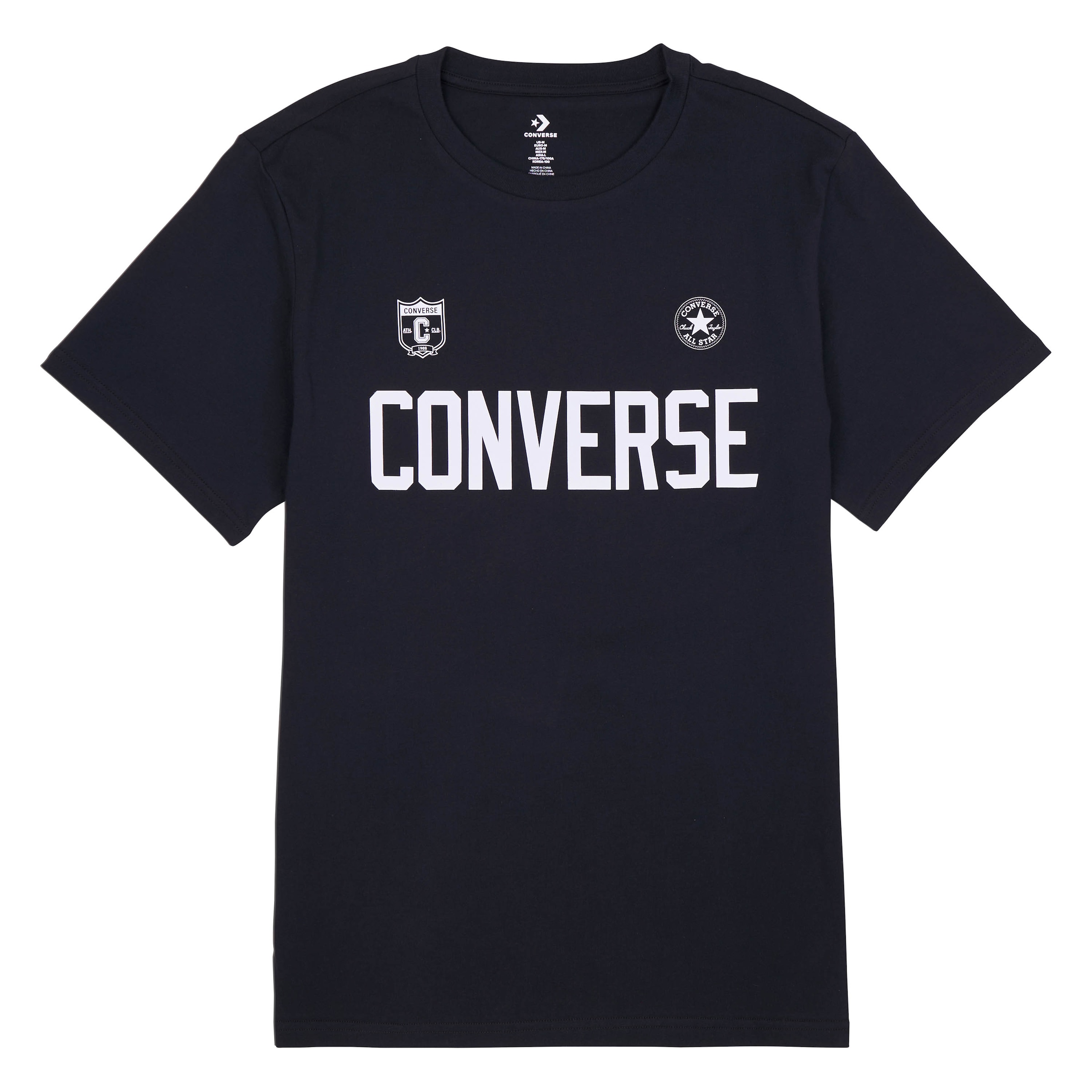CONVERSE Shirt in Black: front