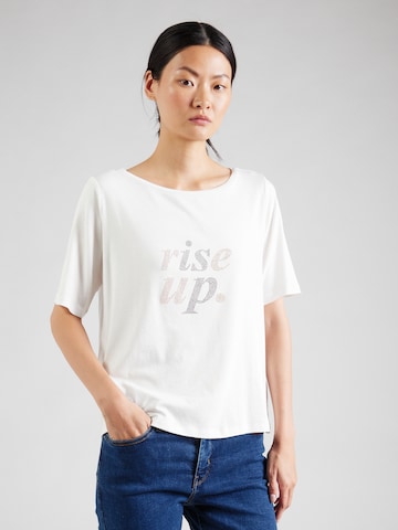 MORE & MORE Shirt 'Rise Up' in Wit: voorkant