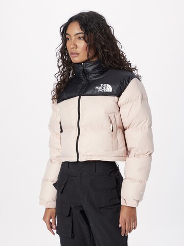 THE NORTH FACE Přechodná bunda 'NUPTSE' – pink: přední strana