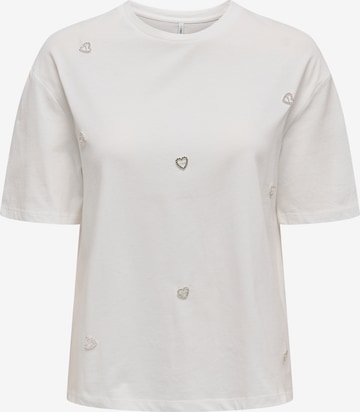 ONLY Koszulka 'ONLVITA' w kolorze biały: przód