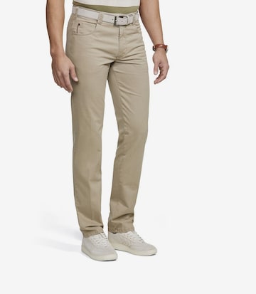 Meyer Hosen Slim fit Chino Pants 'Diego' in Beige: front