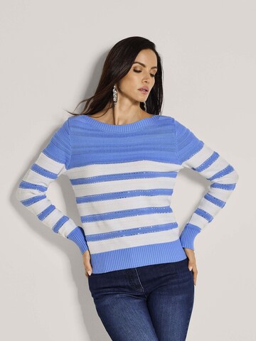 MADELEINE Sweater in Blue: front