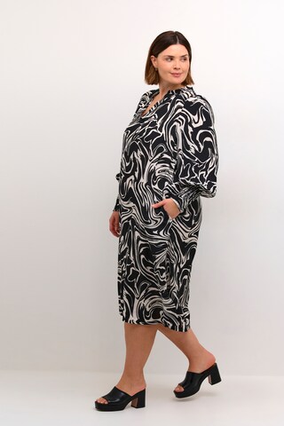 Robe 'dry' KAFFE CURVE en noir