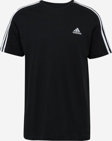 ADIDAS SPORTSWEAR Λειτουργικό μπλουζάκι 'Essentials' σε μαύρο: μπροστά