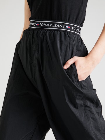 Tommy Jeans - Loosefit Calças em preto