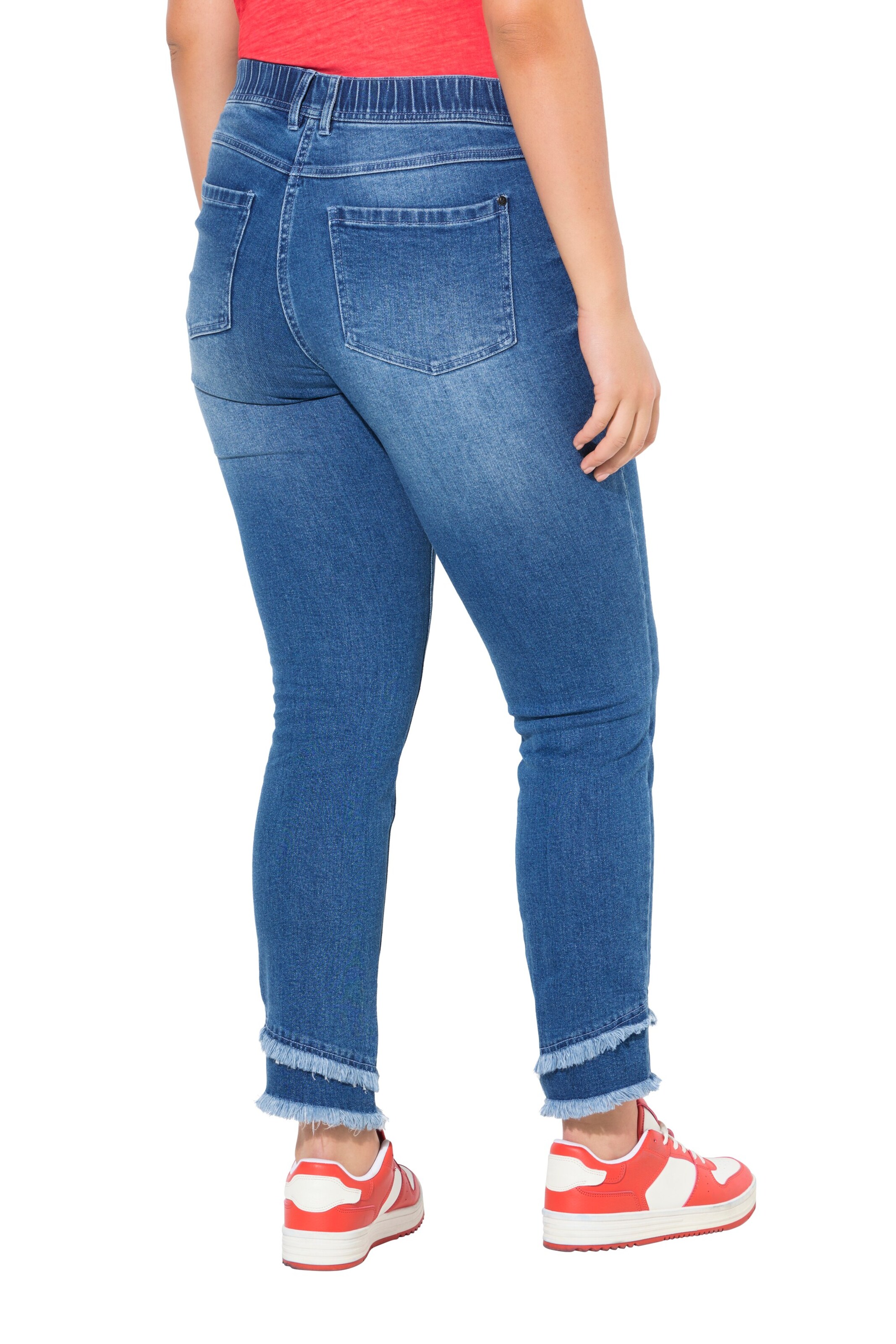 Ulla Popken Slimfit Jeans 'Sarah' in Blauw