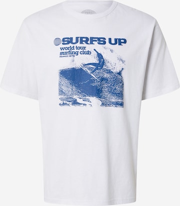 JACK & JONES T-shirt 'JPRBLUocean' i vit: framsida