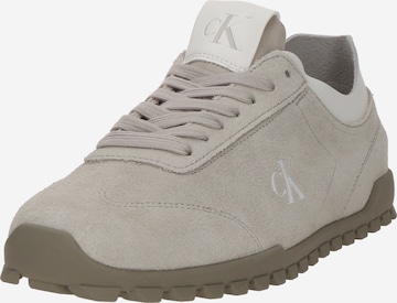 Calvin Klein Jeans Platform trainers in Beige: front
