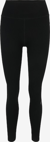 OCEANSAPART Skinny Workout Pants 'Elodie' in Black: front