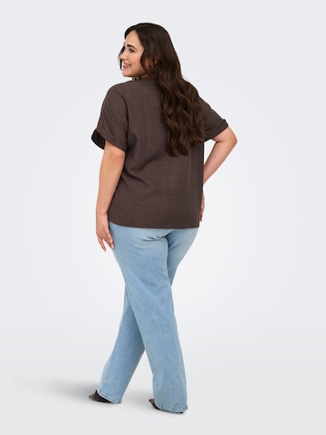 Chemisier 'CARBay' ONLY Carmakoma en marron