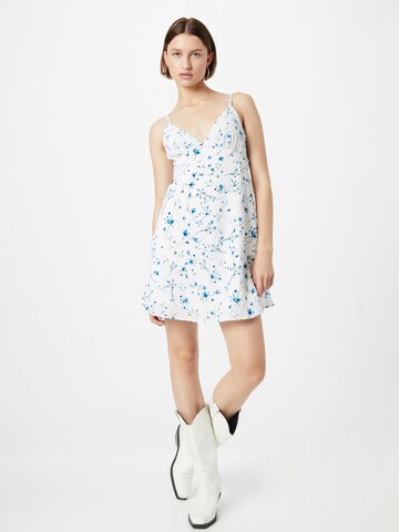 Gina Tricot Zomerjurk in Blauw: voorkant