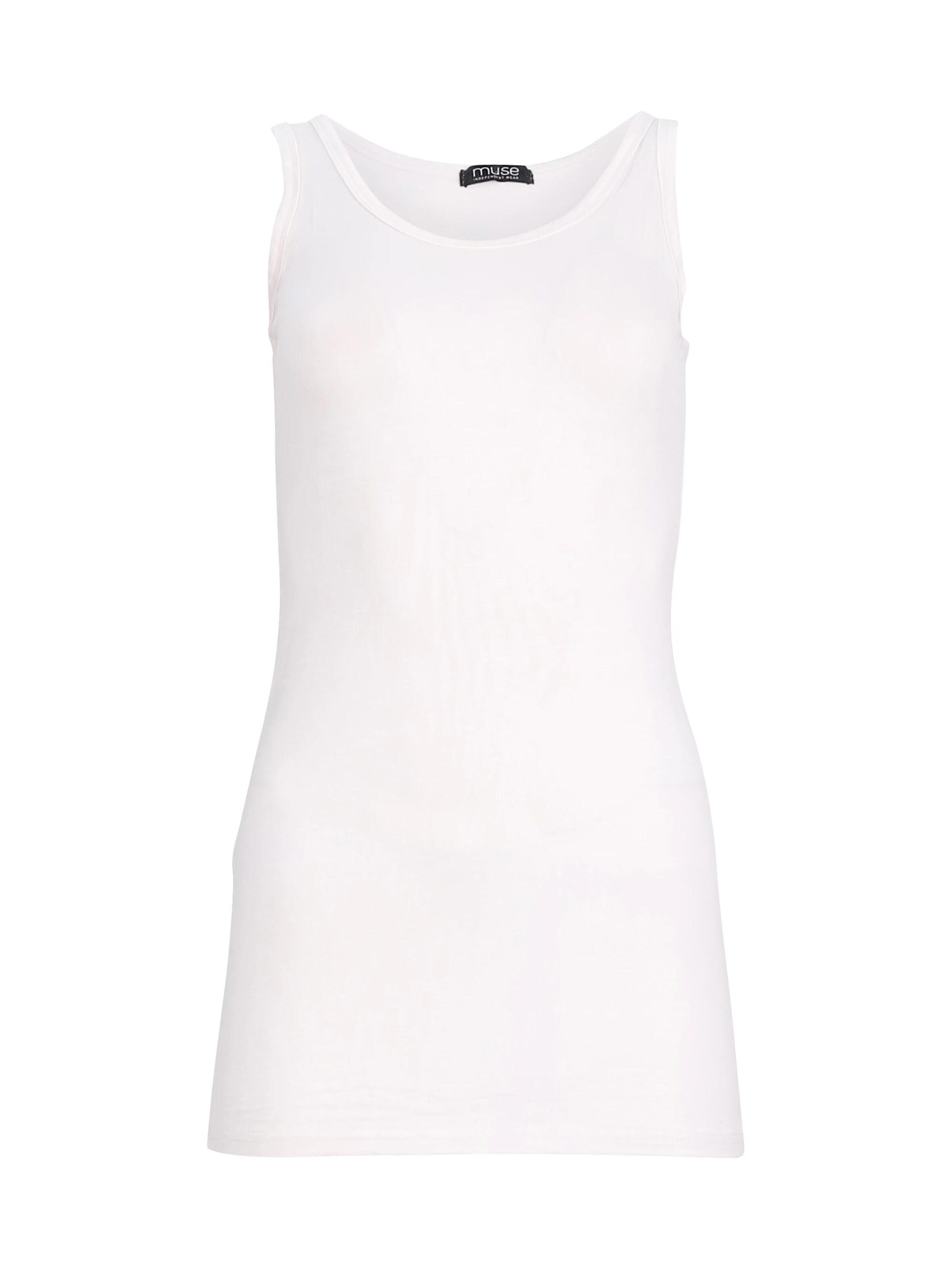 Easy Young Fashion Top in White: front