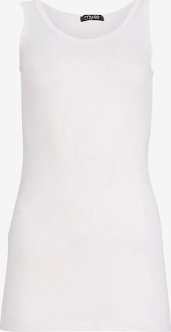 Easy Young Fashion Top in White: front