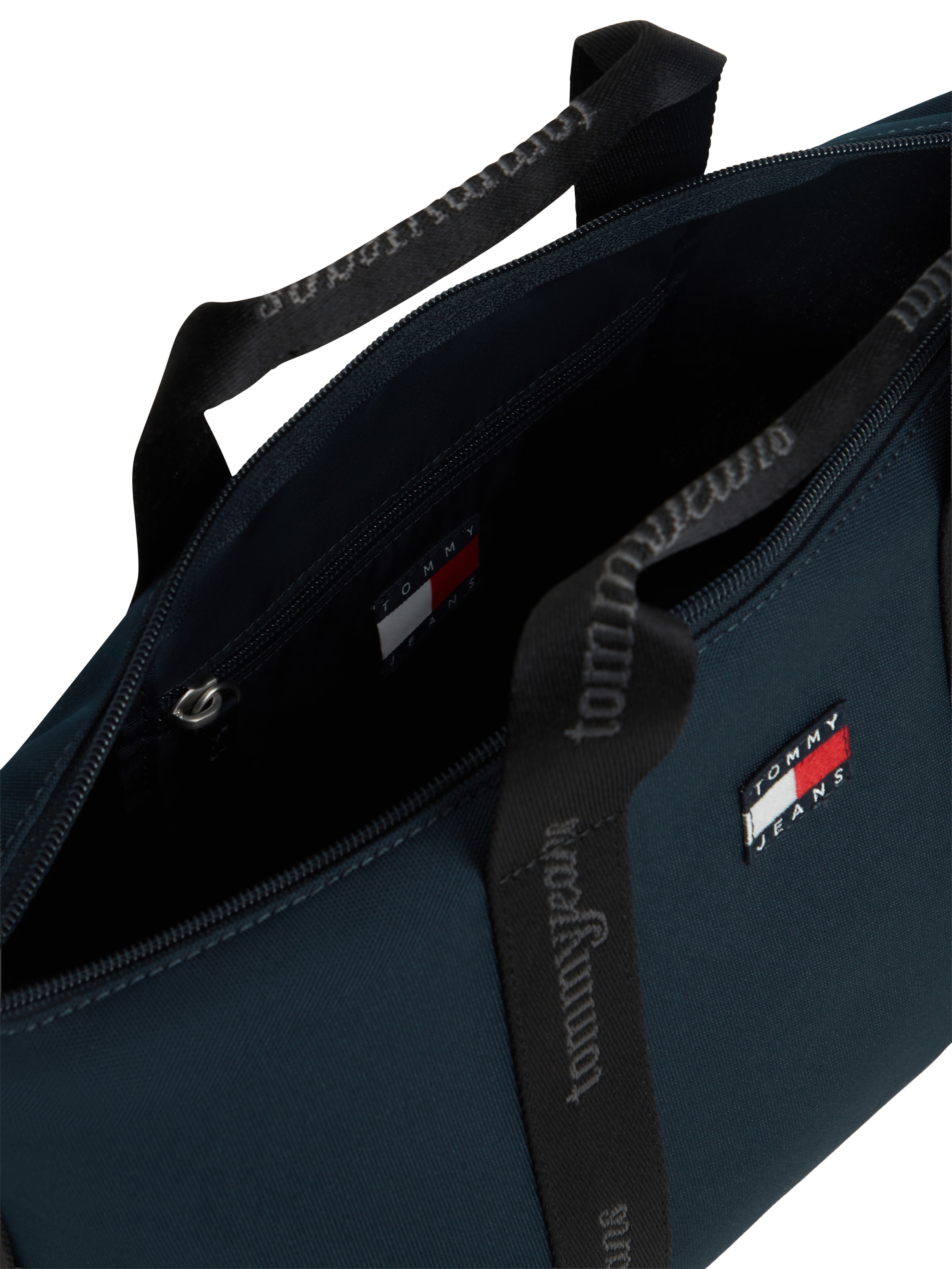 Tommy Jeans - Bolso de mano 'ESS' en azul: arriba